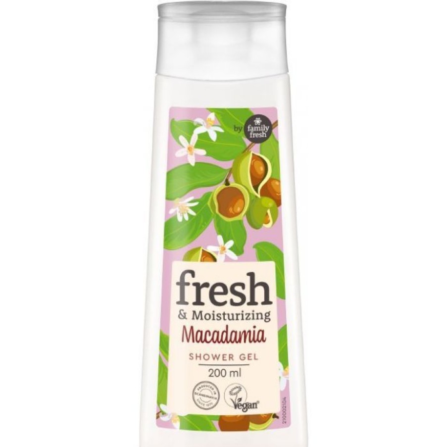 Suihkusaippuat Ja Kosteusvoiteet Family Fresh | Moisturizing Macadamia Shower Gel Suihkusaippua 200Ml