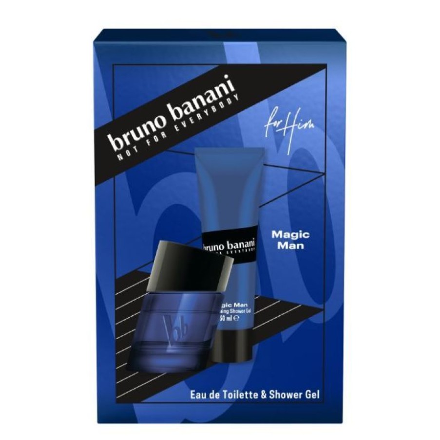 Suihkusaippuat Ja Kosteusvoiteet Bruno Banani | Magic Man Edt 30 Ml + Showergel 50 Ml Lahjapakkaus