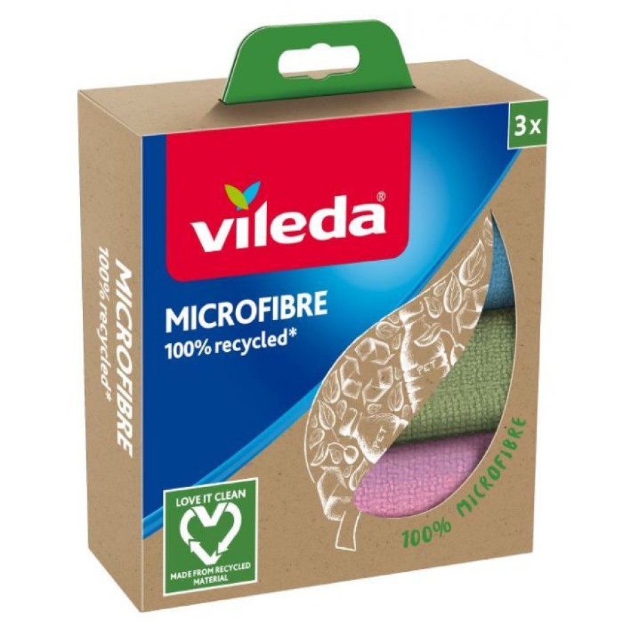 Paivittaistuotteet Vileda | Microfibre 100% Recycled Siivousliina