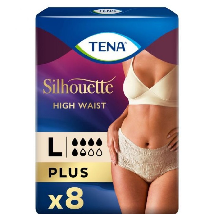 Suihkusaippuat Ja Kosteusvoiteet TENA | Silhouette Lady Pants Plus L 8 Kpl