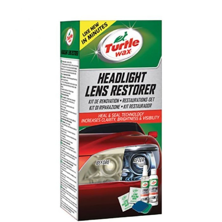 Autoilu Turtle wax | Headlight Restorer Kit Ajovaloumpioiden Kirkastaja